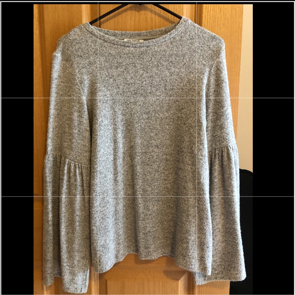 Zara Trafaluc Bell Sleeve Top